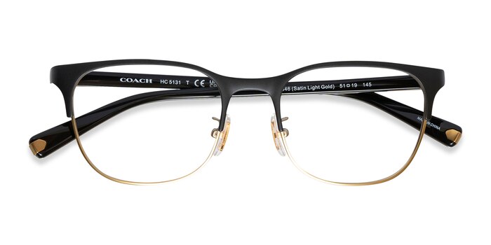 Black Gold Coach HC5131 -  Metal Eyeglasses