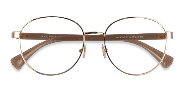 Shiny Gold Ralph RA6050 -  Metal Eyeglasses