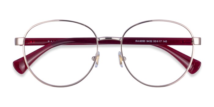 Shiny Rose Gold Ralph RA6050 -  Metal Eyeglasses