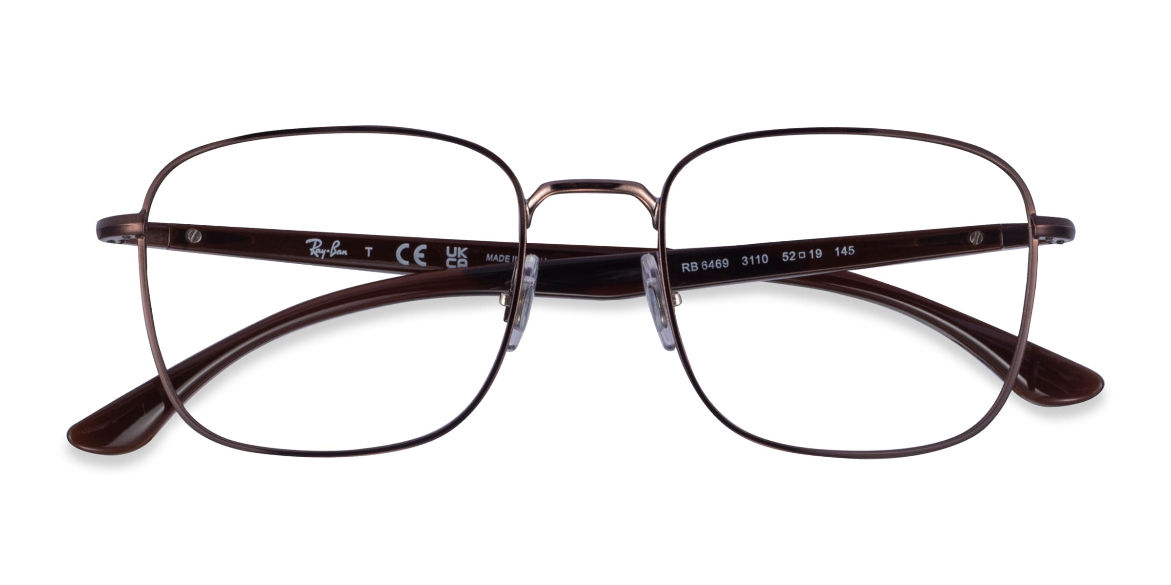 Ray-Ban RB1469 Frames With Case Ray-Ban RB5169 - Rectangle Black & Gray Frame Eyeglasses  main image 3