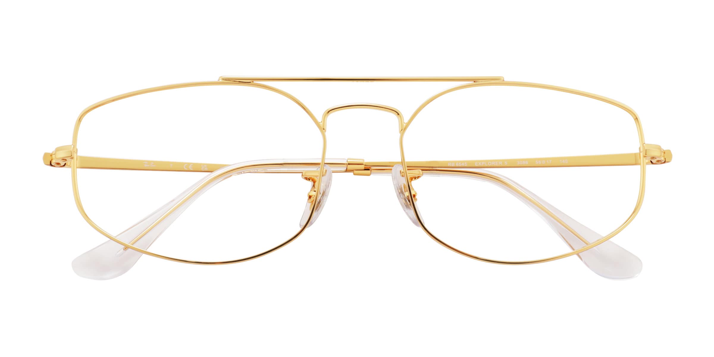 Ray-Ban RB6545 Explorer 5 - Aviator Black Frame Eyeglasses