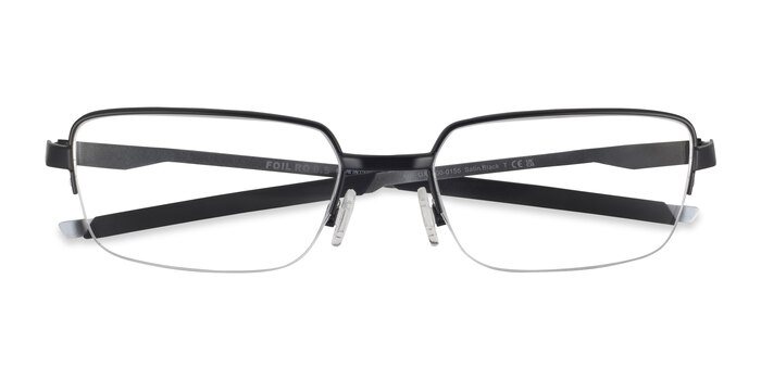 Satin Black Oakley Foil RQ 0.5 -  Métal Lunettes de vue