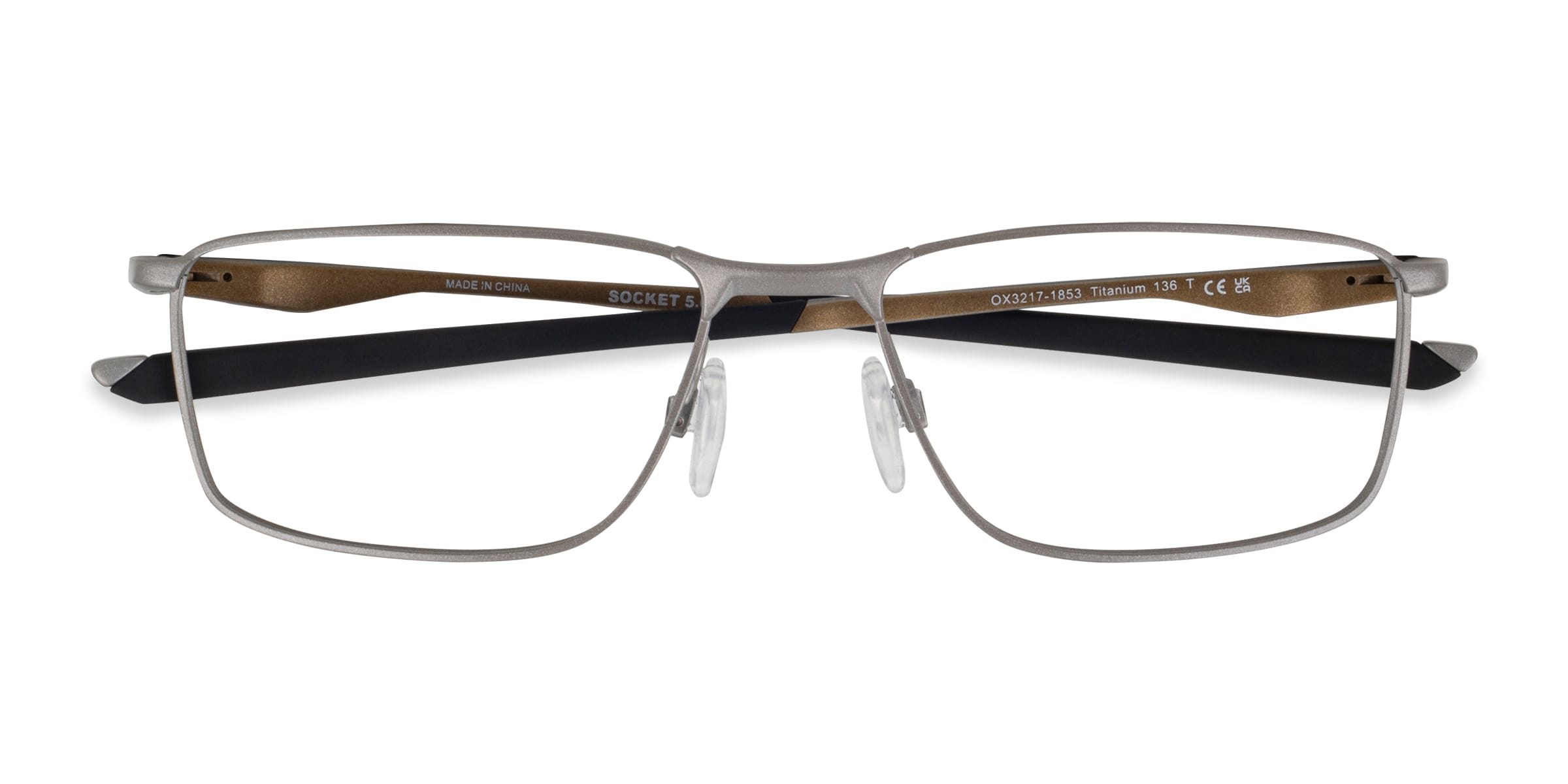 Oakley Socket 5.0 - Rectangle Satin Black Frame Eyeglasses