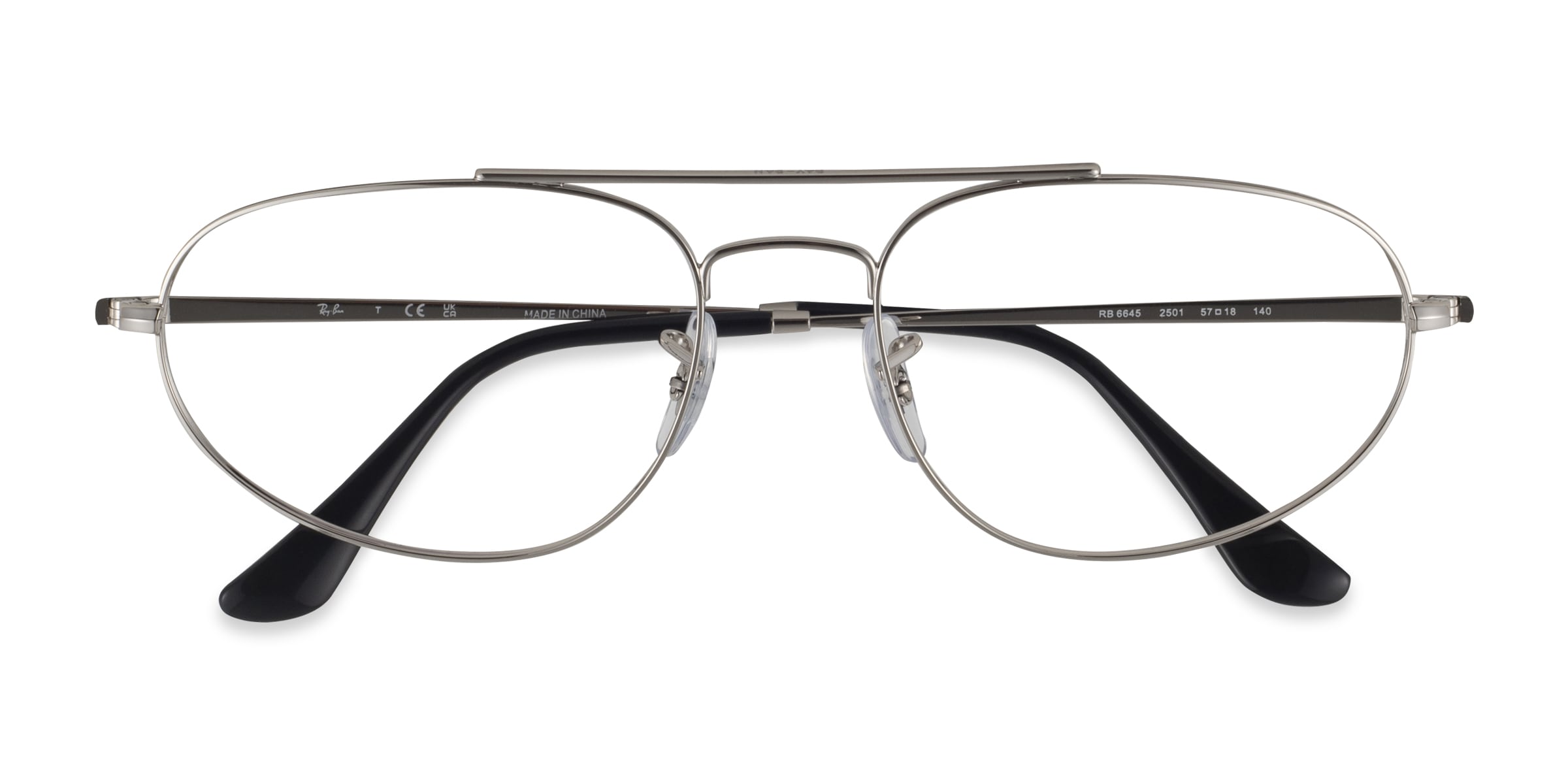 Ray-Ban RB6645 - Aviator Legend Gold Frame Eyeglasses | Eyebuydirect