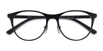 Black On Silver Ray-Ban RB9552V -  Métal Lunettes de vue