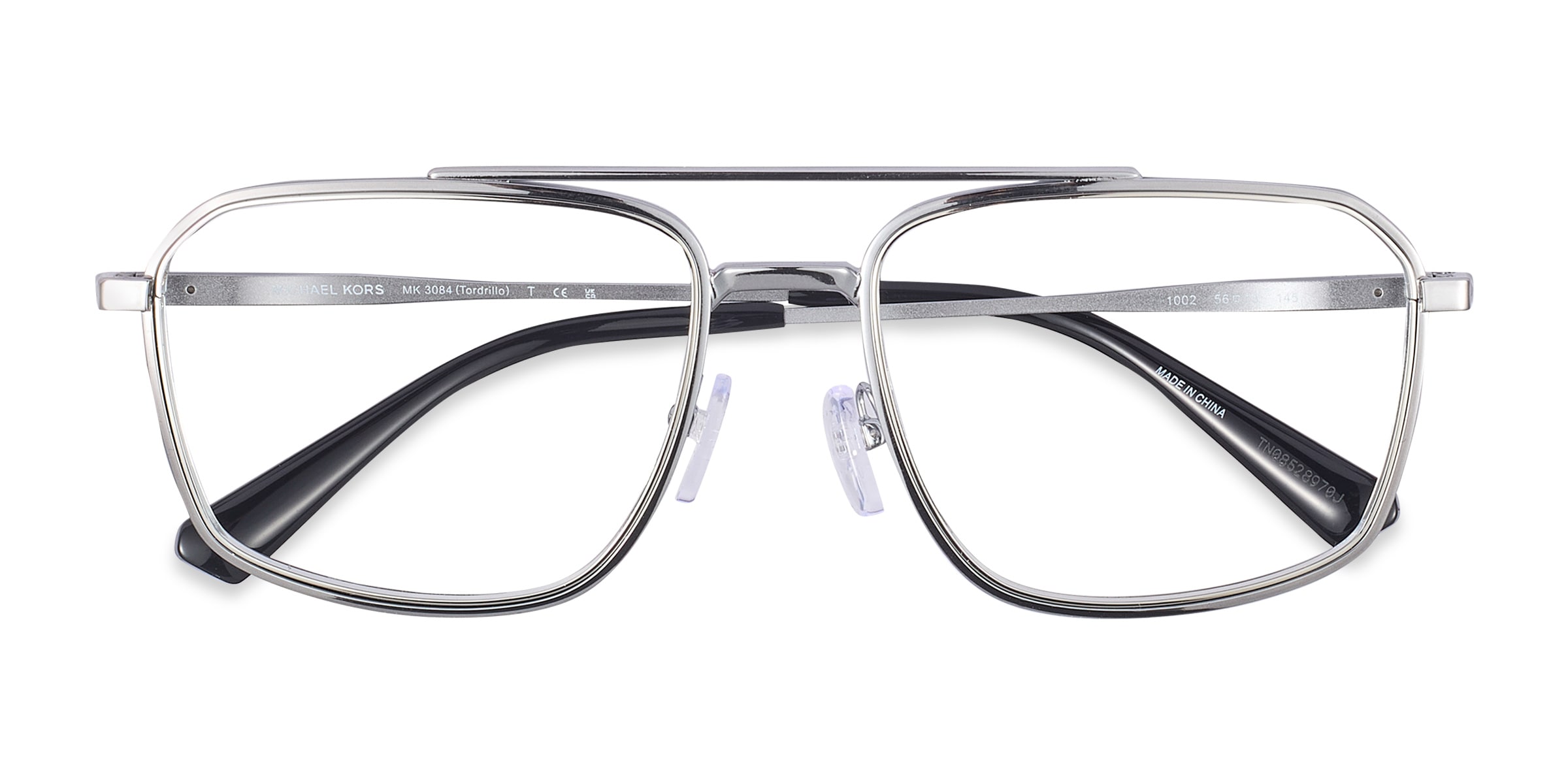 Michael Kors MK3084 Tordrillo - Aviator Shiny Gunmetal Frame