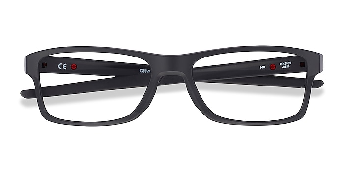 Black Oakley Chamfer MNP -  Plastic Eyeglasses