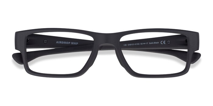 Satin Black Oakley Airdrop Mnp -  Plastic Eyeglasses