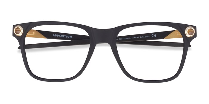 Oakley Apparition - Square Satin Black Frame Glasses For Men | Eyebuydirect