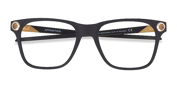 Satin Black Oakley Apparition -  Plastic Eyeglasses