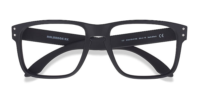 Satin Black Oakley Holbrook Rx -  Plastic Eyeglasses