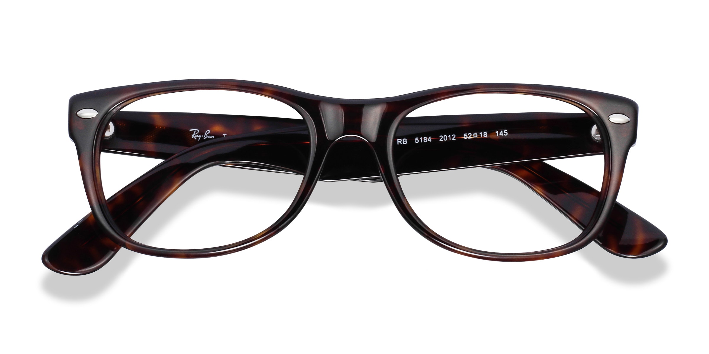 Ray-Ban RB5184 Wayfarer - Square Tortoise Frame Eyeglasses