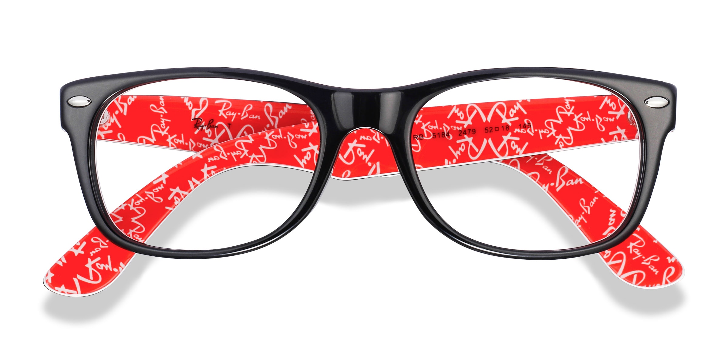 red ray ban frames