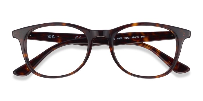 Ray-Ban RB5356 - Square Tortoise Frame Eyeglasses | Eyebuydirect