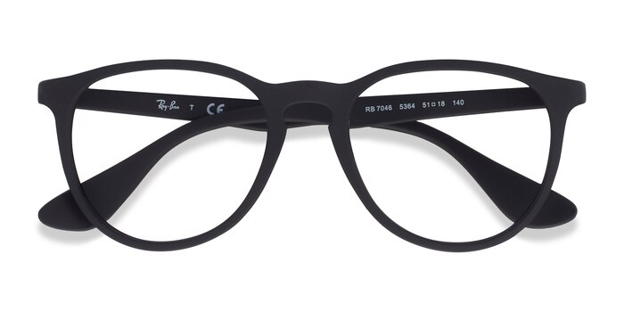 Black Ray-Ban RB7046 -  Lightweight Plastic Eyeglasses