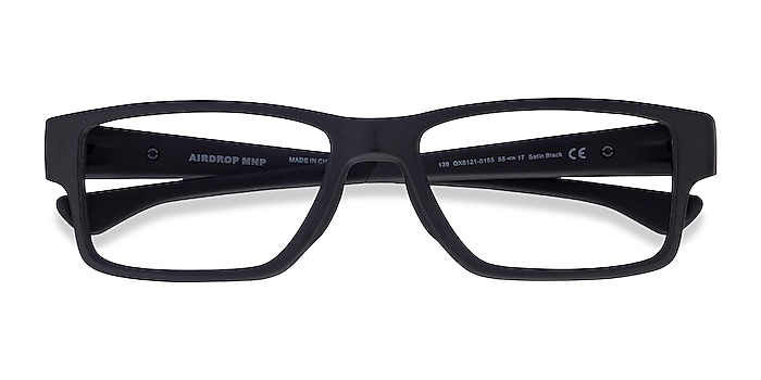 Satin Black Oakley Airdrop Mnp -  Plastic Eyeglasses