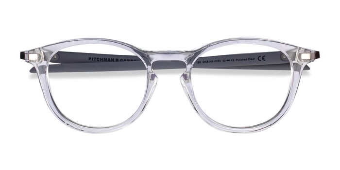 alkove erektion Om indstilling Oakley Pitchman R Carbon - Round Clear Gray Frame Glasses For Men |  Eyebuydirect Canada
