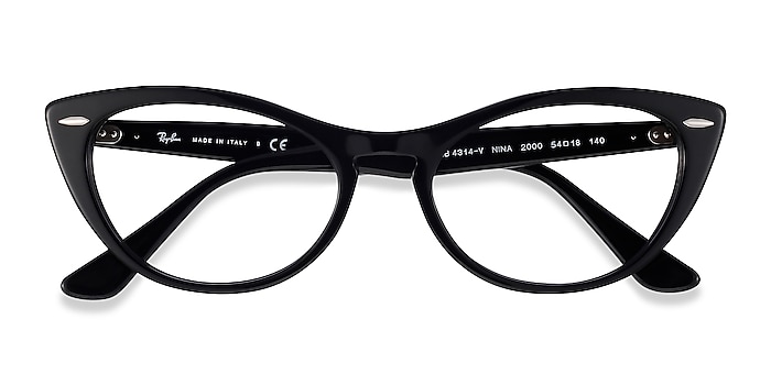 Black Ray-Ban Nina -  Acetate Eyeglasses