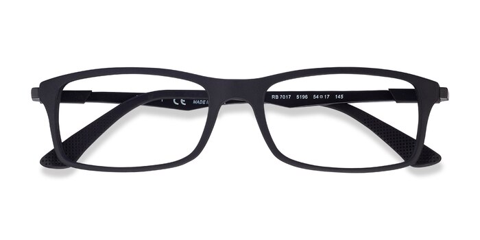 Black Ray-Ban RB7017 -  Lightweight Plastic Eyeglasses
