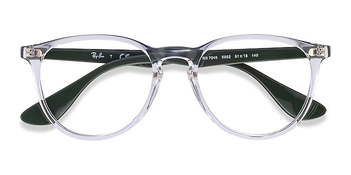 Clear Green Ray-Ban RB7046 -  Fashion Plastic Eyeglasses