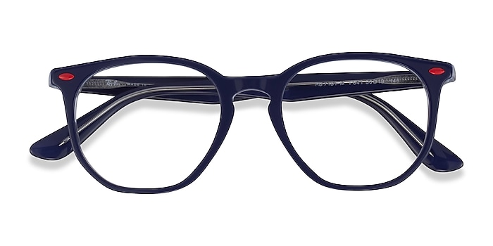 Blue & Clear Ray-Ban RB7151M -  Acetate Eyeglasses