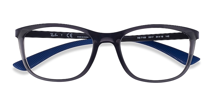 Clear Dark Gray Ray-Ban RB7169 -  Plastic Eyeglasses