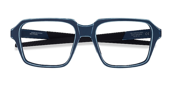 Blue Oakley Miter -  Acetate Eyeglasses