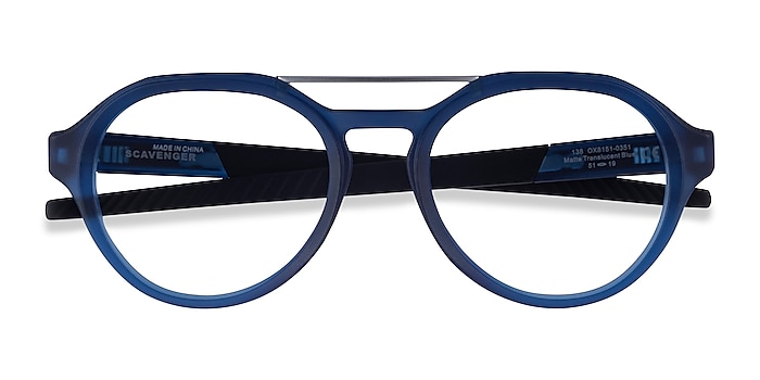 Matte Blue Oakley Scavenger -  Plastic Eyeglasses