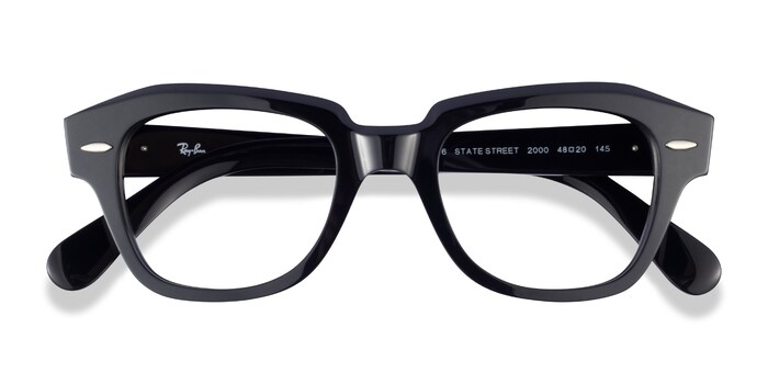 Ray-Ban RB5486 - Eyebuydirect Eyeglasses Square | Black Frame