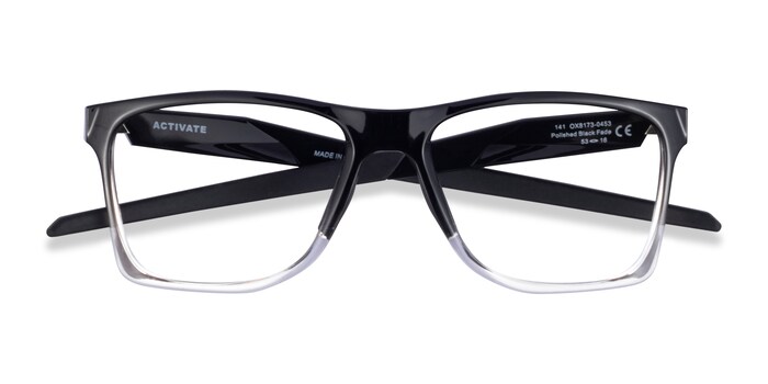 Oakley Activate - Square Black Clear Frame Glasses For Women | Eyebuydirect