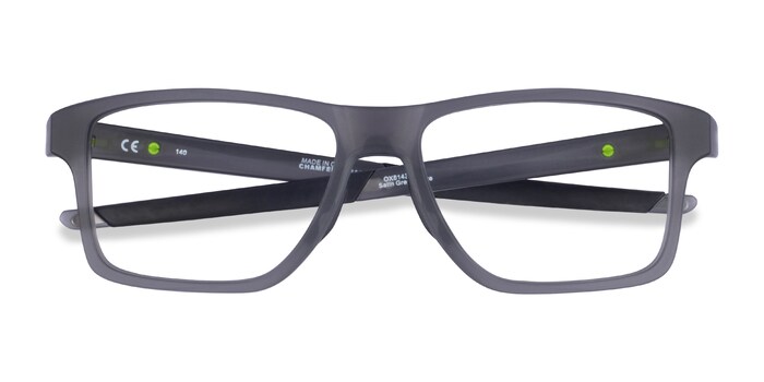 Oakley Chamfer Squared - Rectangle Gray Frame Glasses For Men |  Eyebuydirect Canada
