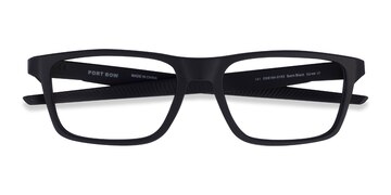Satin Black Oakley Port Bow -  Plastique Lunettes de vue