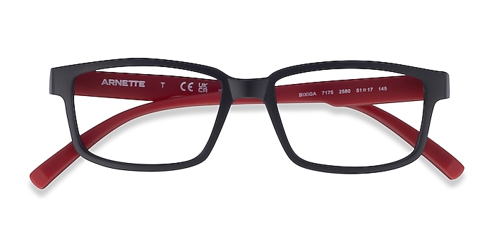 Matte Black ARNETTE Bixiga -  Plastic Eyeglasses