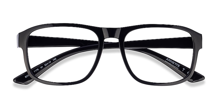 Shiny Black ARNETTE Bobby -  Plastic Eyeglasses