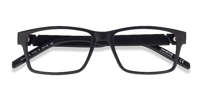 Matte Black ARNETTE Leonardo -  Plastic Eyeglasses