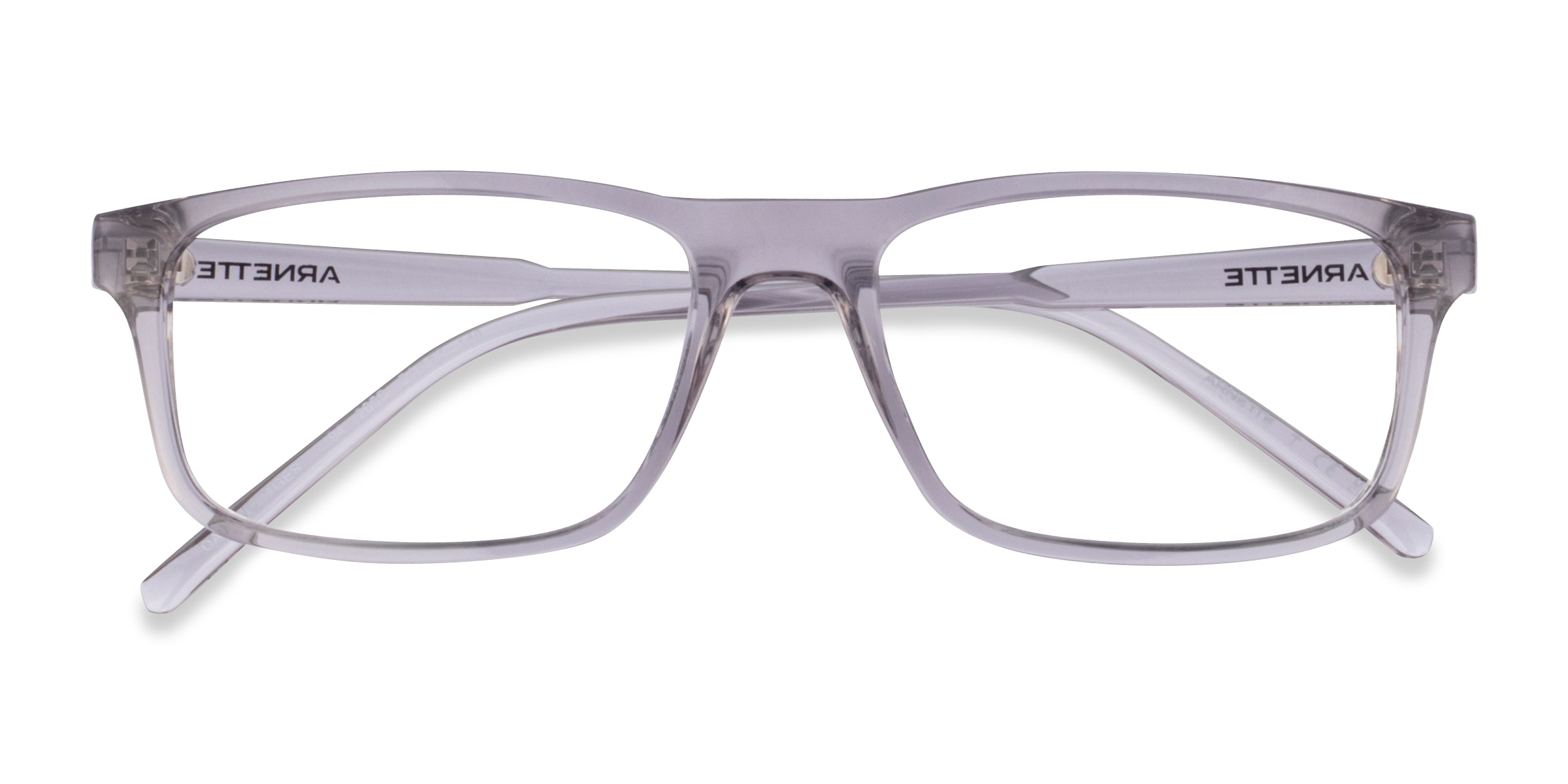 ARNETTE Dark Voyager - Rectangle Transparent Gray Frame Eyeglasses |  Eyebuydirect Canada