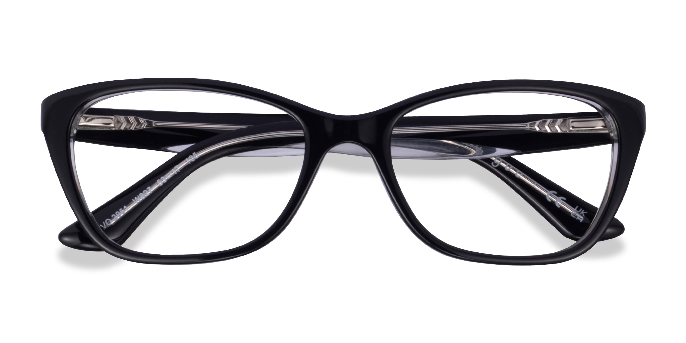 Vogue Eyewear VO2961 Rectangulaire Noir Monture Lunettes de vue