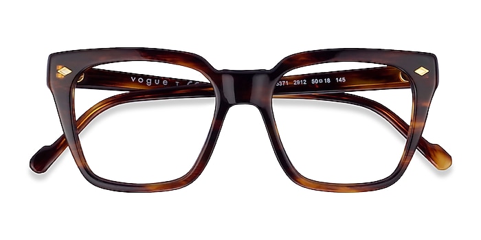 Striped Tortoise Vogue Eyewear VO5371 -  Acetate Eyeglasses