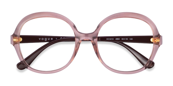 Transparent Pink Vogue Eyewear VO5412 -  Plastic Eyeglasses