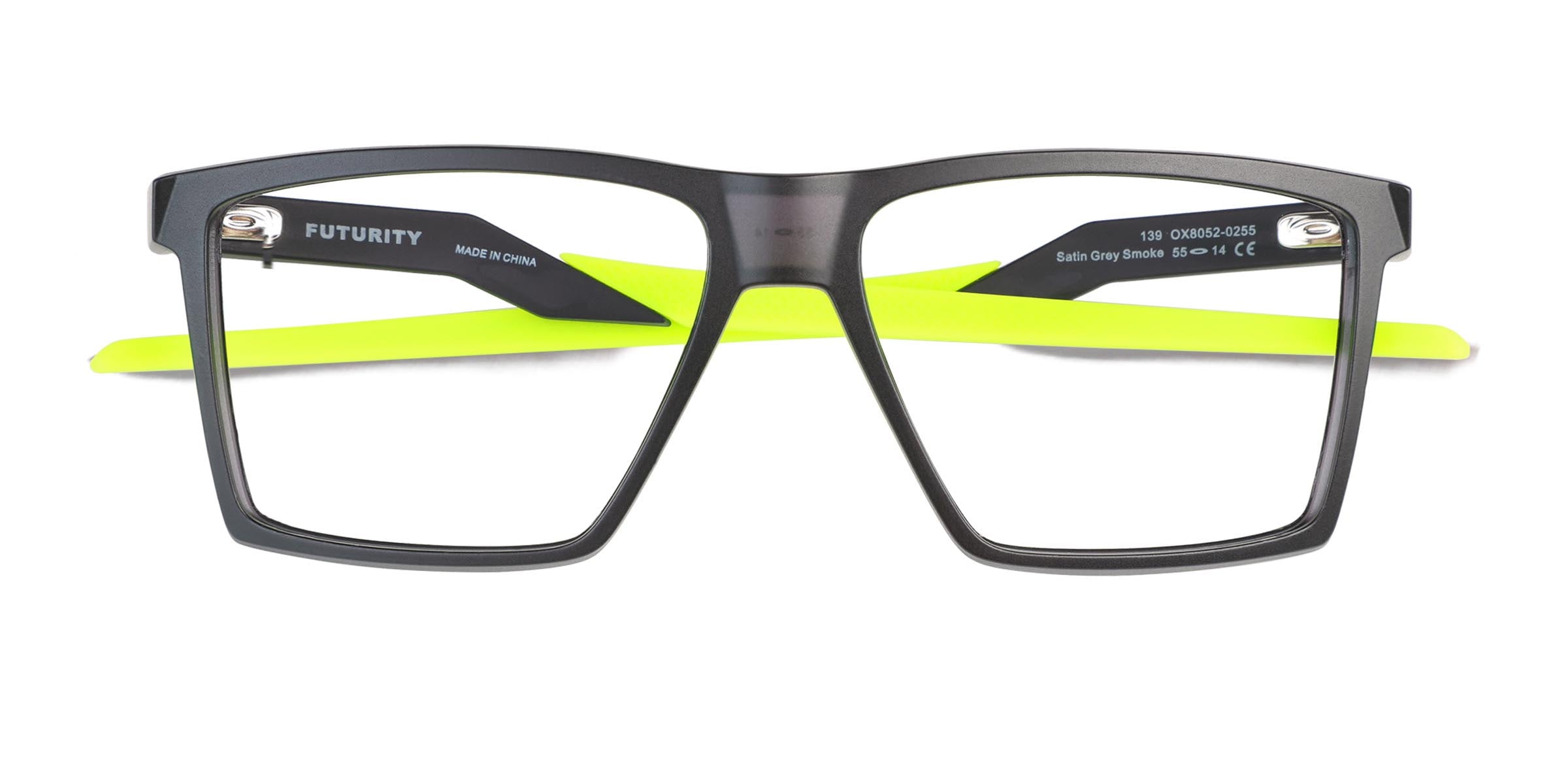 Oakley Futurity - Square Satin Gray Smoke Frame Glasses For Men | Eyebuydirect