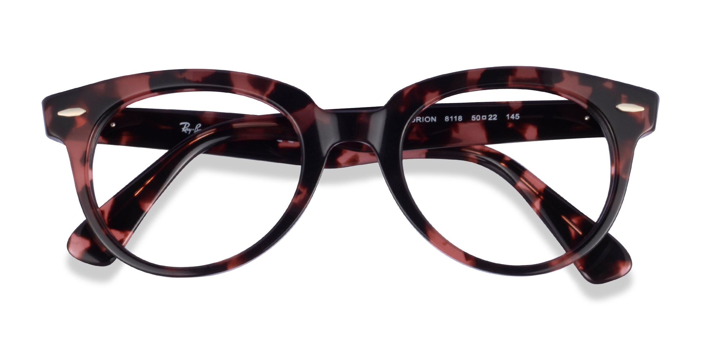 Ray-Ban RB2199V Orion - Oval Pink Tortoise Frame Eyeglasses