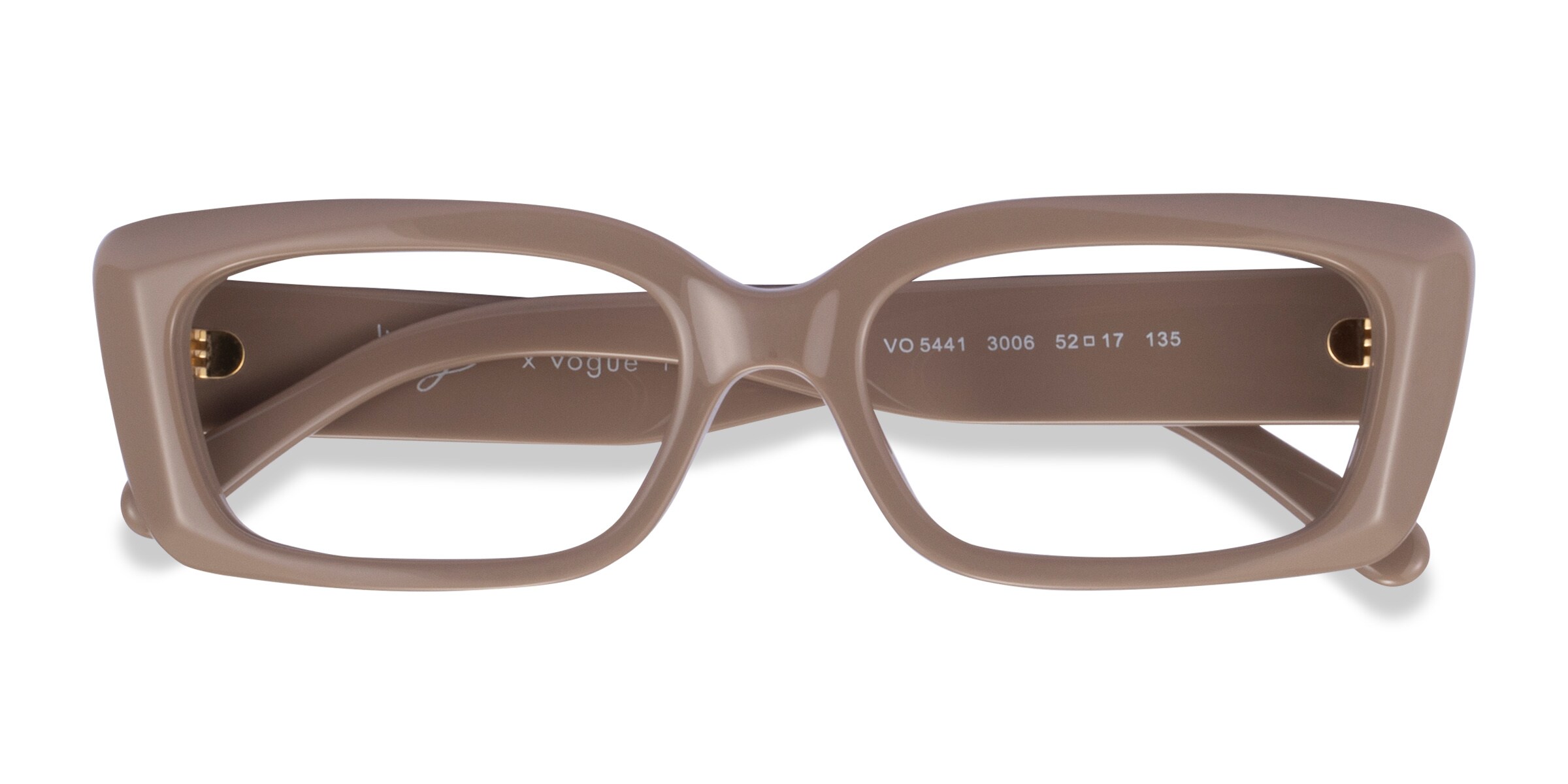 Vogue Eyewear VO5441 - Rectangle Full Beige Frame Eyeglasses