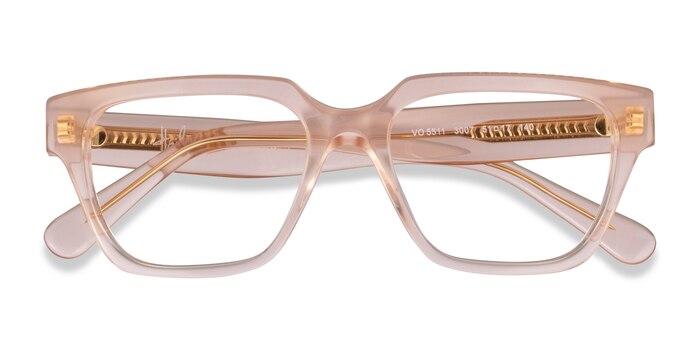 Vogue Eyewear VO5511 - Square Light Peach Frame Glasses For Women ...