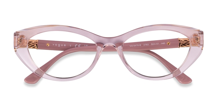 Transparent Pink Vogue Eyewear VO5478B -  Plastique Lunettes de vue