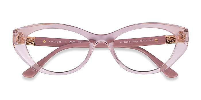 Transparent Pink Vogue Eyewear VO5478B -  Plastic Eyeglasses