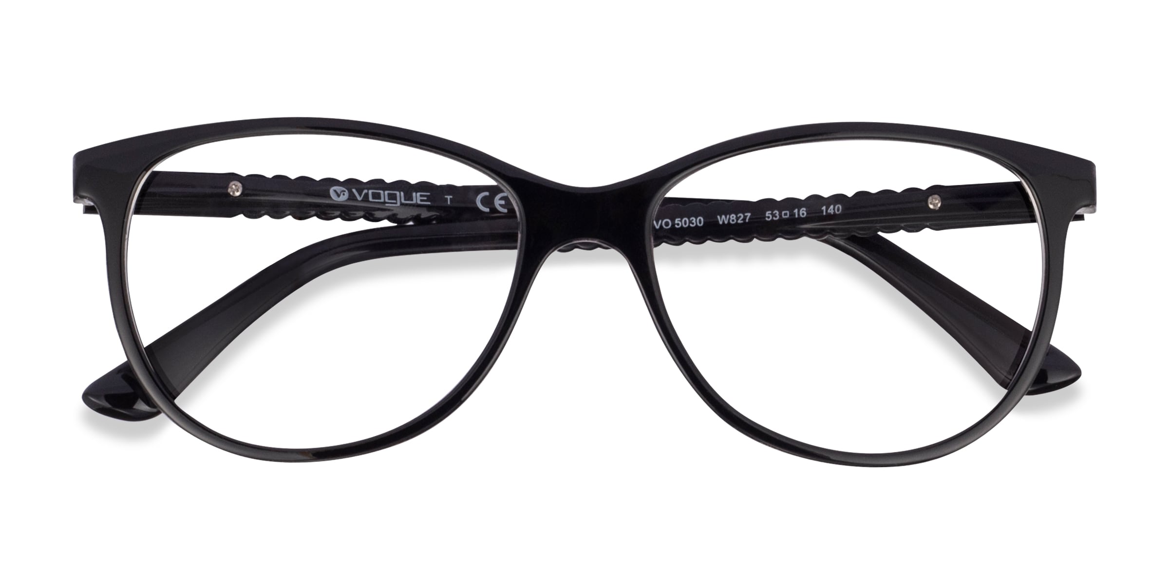 Vogue shop black glasses