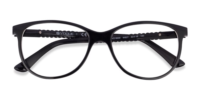Transparent Black Vogue Eyewear VO5030 -  Plastique Lunettes de vue
