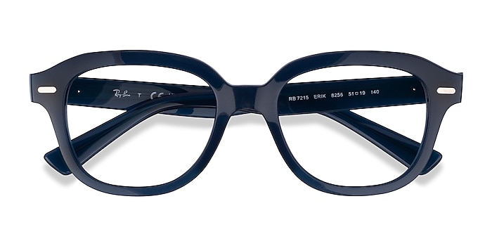 Dark Blue Ray-Ban RB7215 Erik -  Plastic Eyeglasses
