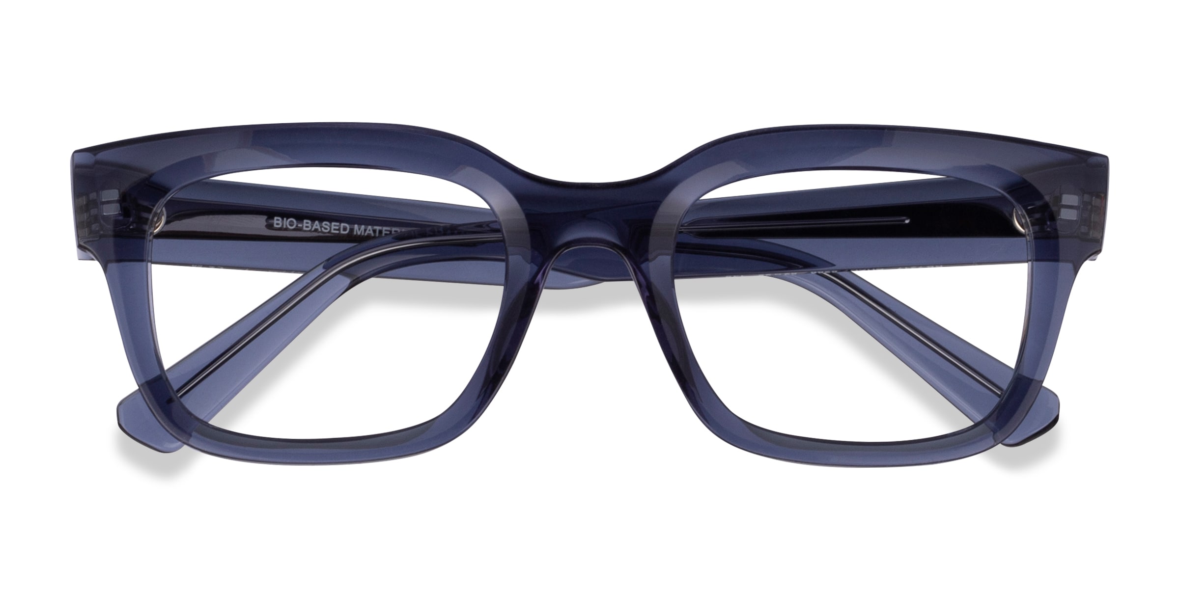 Ray-Ban RB7217 Chad - Rectangle Transparent Gray Frame Eyeglasses