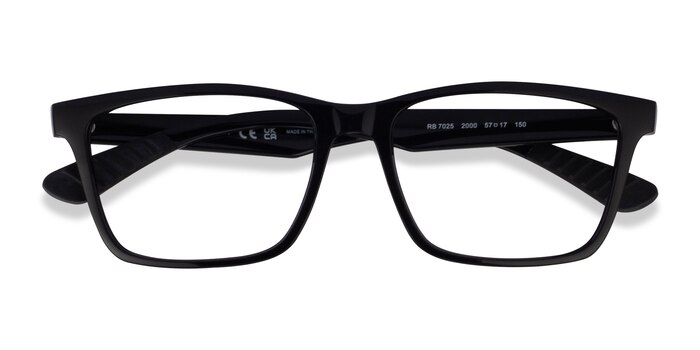 Polished Black Ray-Ban RB7025 -  Plastic Eyeglasses